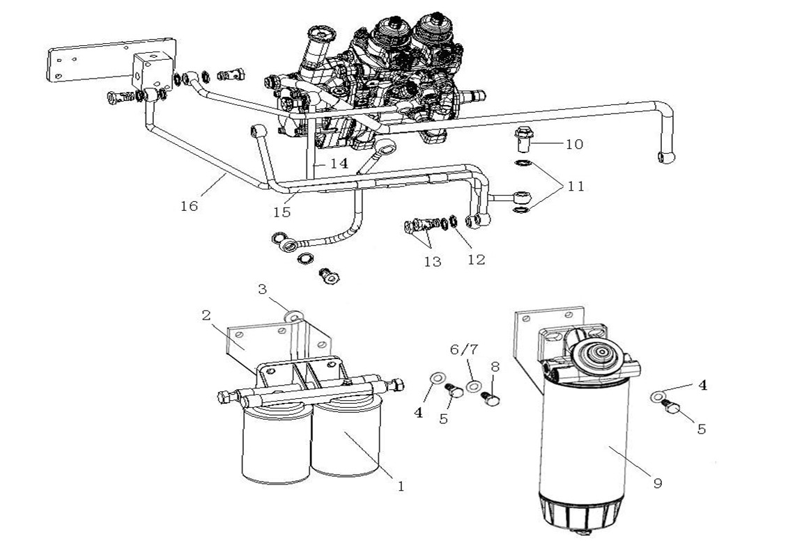 超人気ブティック section filter Fuel 2080161 – Truck Meppon その他