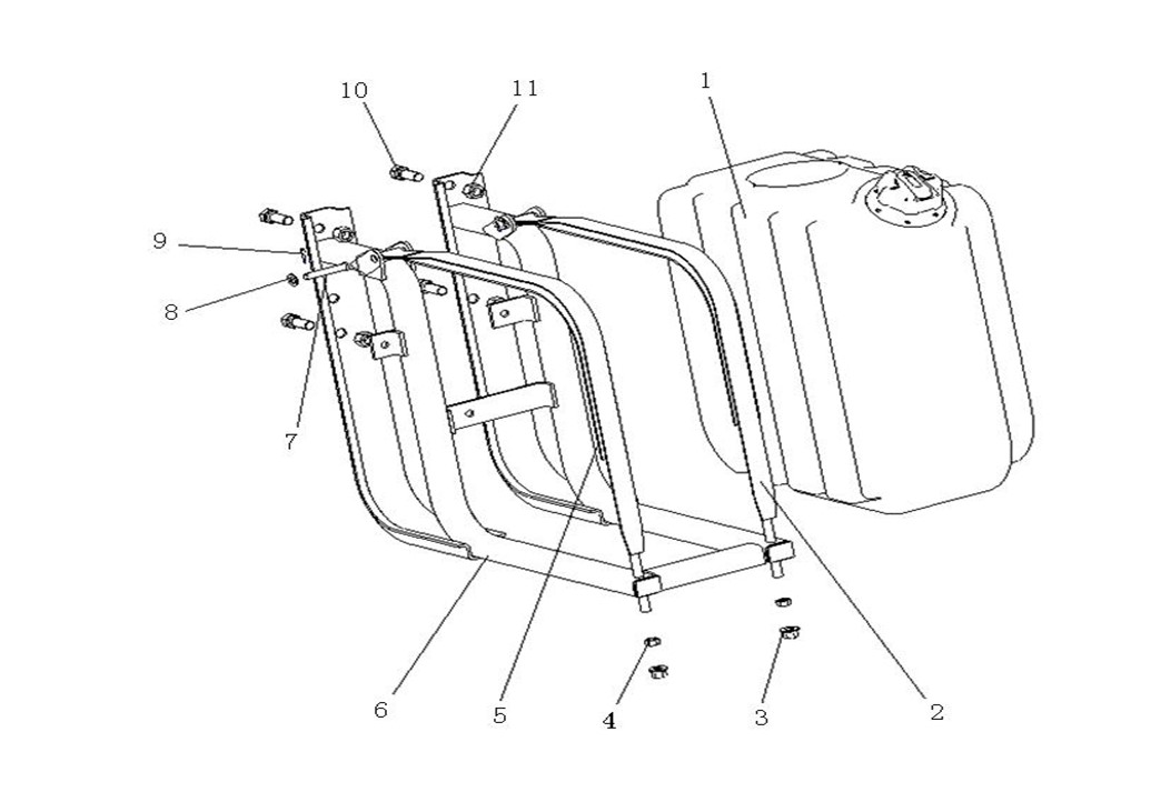 2551295 Urea Tank and installation Meppon Truck
