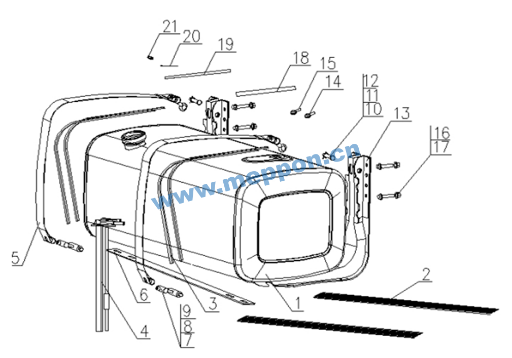 2552976 fuel system – Meppon Truck