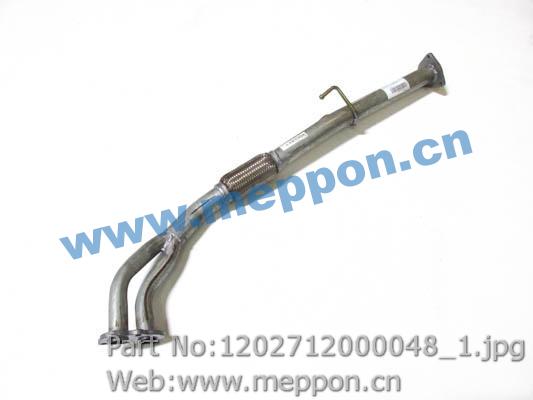 1202712000048 Front exhaust pipe welding – Meppon Truck