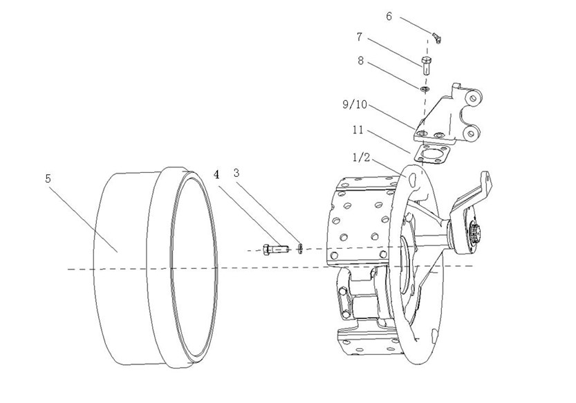 5450006 drum brake – Meppon Truck